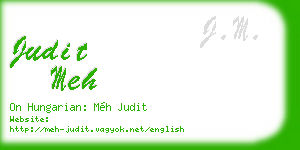 judit meh business card